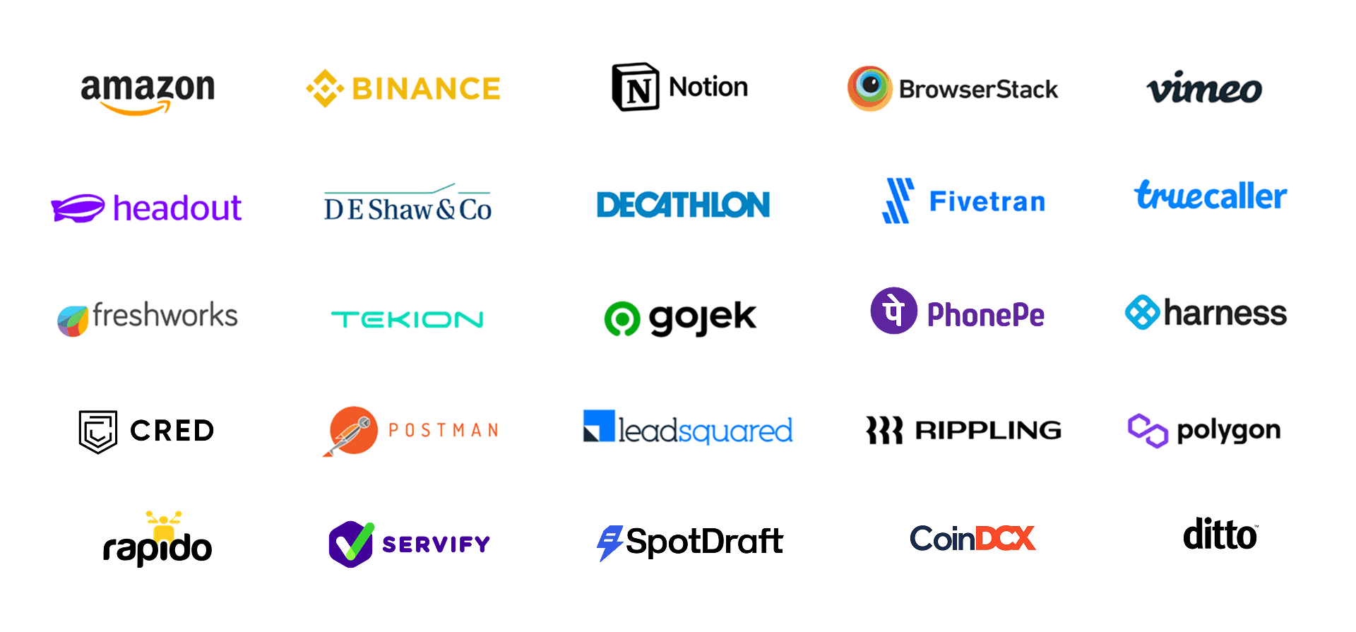 Trusted TopHire customer logos